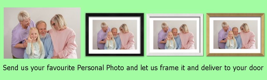 Choose Your Personal Photo and Let Us Frame it and Dispatch it to you